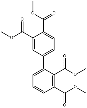 BIPHENYL-2,3,3',4'-TETRACARBOXYLIC ACID TETRAMETHYL ESTER Structure