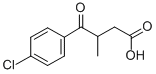 3-(P-CHLOROBENZOYL)-BUTYRIC ACID Structure