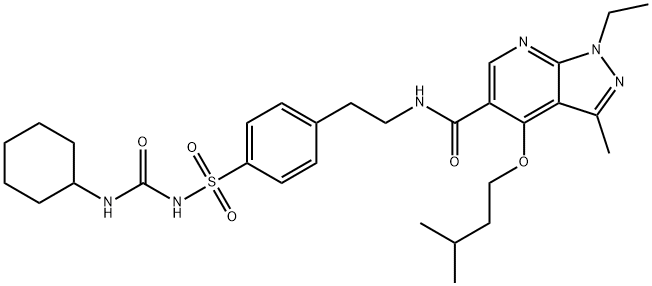 Glicaramide Structure