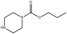 1-Piperazinecarboxylicacid,propylester(9CI) Structure