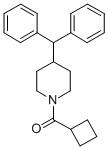 Piperidine, 1-(cyclobutylcarbonyl)-4-(diphenylmethyl)- Structure