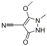 1H-Pyrazole-4-carbonitrile,  2,3-dihydro-5-methoxy-1-methyl-3-oxo- 구조식 이미지