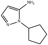 1-CYCLOPENTYL-1H-PYRAZOL-5-AMINE Structure