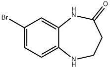 8-BROMO-1,3,4,5-TETRAHYDRO-2H-1,5-BENZODIAZEPIN-2-ONE 구조식 이미지