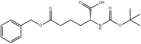 (S)-6-(benzyloxy)-2-(tert-butoxycarbonylaMino)-6-oxohexanoic acid Structure