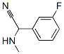 Benzeneacetonitrile, 3-fluoro-alpha-(methylamino)- (9CI) Structure