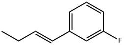 Benzene, 1-(1E)-1-butenyl-3-fluoro- (9CI) Structure