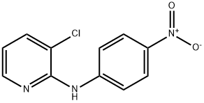3-chloro-N-(4-nitrophenyl)pyridin-2-amine 구조식 이미지