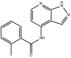 Benzamide, 2-methyl-N-1H-pyrazolo[3,4-b]pyridin-4-yl- (9CI) Structure