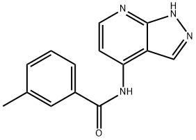 Benzamide, 3-methyl-N-1H-pyrazolo[3,4-b]pyridin-4-yl- (9CI) 구조식 이미지