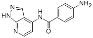 Benzamide, 4-amino-N-1H-pyrazolo[3,4-b]pyridin-4-yl- (9CI) Structure