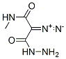 Propanoic  acid,  2-diazo-3-(methylamino)-3-oxo-,  hydrazide Structure