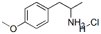 4-methoxyamphetamine hydrochloride Structure