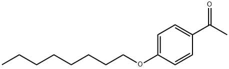 4′-옥틸옥시아세토페논 구조식 이미지