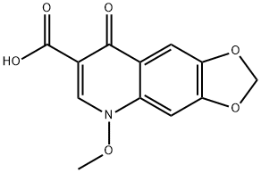 Miloxacin 구조식 이미지