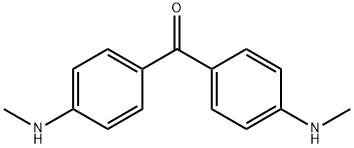 4,4'-BIS(METHYLAMINO)BENZOPHENONE 구조식 이미지