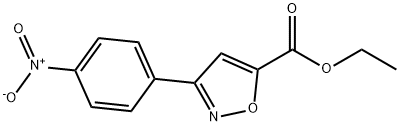 5-(4-NITRO-PHENYL)-ISOXAZOLE-3-카르복실산에틸에스테르 구조식 이미지