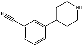 3-(Piperidin-4-yl)benzonitrile 구조식 이미지