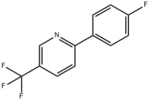 2-(4-Fluorophenyl)-5-(trifluoromethyl)pyridine 구조식 이미지