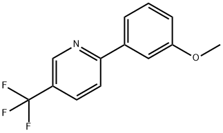 2-(3-메톡시페닐)피리딘 구조식 이미지