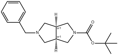 CIS-5-BENZYL-2-BOC-HEXAHYDROPYRROLO[3,4-C]PYRROLE Structure