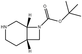 (1R,6S)-8-Boc-3,8-diazabicyclo[4.2.0]octane Structure