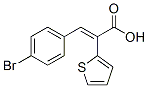 3-(4-브로모페닐)-2-티엔-2-일아크릴산 구조식 이미지