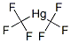 Bis-(trifluoromethyl)-mercury Structure