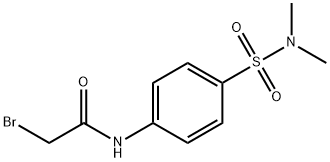 2-Bromo-N-{4-[(dimethylamino)sulfonyl]-phenyl}acetamide 구조식 이미지