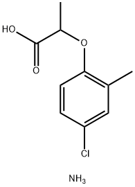 암모늄2-(4-클로로-2-메틸페녹시)프로피오네이트 구조식 이미지