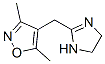 Isoxazole,  4-[(4,5-dihydro-1H-imidazol-2-yl)methyl]-3,5-dimethyl- 구조식 이미지