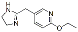 Pyridine, 5-[(4,5-dihydro-1H-imidazol-2-yl)methyl]-2-ethoxy- (9CI) 구조식 이미지