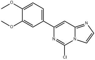 5-chloro-7-(3,4-diMethoxyphenyl)iMidazo[1,2-c]pyriMidine Structure