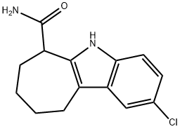 2-CHLORO-5,6,7,8,9,10-HEXAHYDROCYCLOHEPTA[B]INDOLE-6-CARBOXAMIDE 구조식 이미지