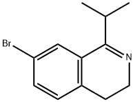 7-BROMO-3,4-DIHYDRO-1-ISOPROPYLISOQUINOLINE Structure