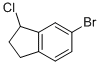 6-BROMO-1-CHLORO-2,3-DIHYDRO-1H-INDENE Structure