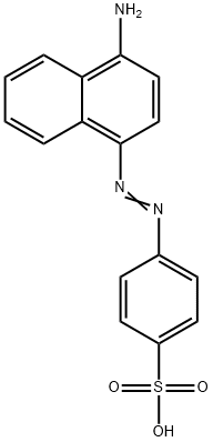 4-(4-amino-1-naphthylazo)benzenesulphonic acid Structure