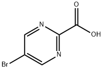 5-BROMOPYRIMIDINE-2-CARBOXYLIC ACID 구조식 이미지