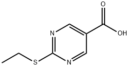 5-Pyrimidinecarboxylic acid, 2-(ethylthio)- (9CI) Structure