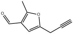 3-Furancarboxaldehyde, 2-methyl-5-(2-propynyl)- (9CI) Structure