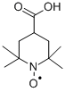 4-CARBOXY-2,2,6,6-TETRAMETHYLPIPERIDINE 1-OXYL Structure