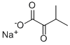 Sodium 3-methyl-2-oxobutanoate 구조식 이미지