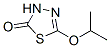 1,3,4-Thiadiazol-2(3H)-one,  5-(1-methylethoxy)- Structure