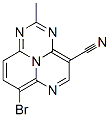 7-브로모-2-메틸-1,3,6,9b-테트라아자페날렌-4-카르보니트릴 구조식 이미지