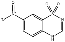 7-Nitro-1,1-dioxo-1,4-dihydro-1l6-benzo[1,2,4]thiadiazine Structure