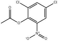 2,4-Dichloro-6-nitrophenyl=acetate Structure