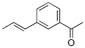 Ethanone, 1-[3-(1-propenyl)phenyl]- (9CI) Structure