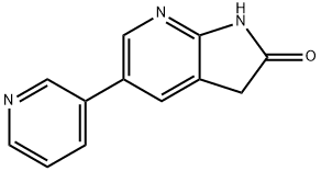 5-(pyridin-3-yl)-1H-pyrrolo[2,3-b]pyridin-2(3H)-one 구조식 이미지