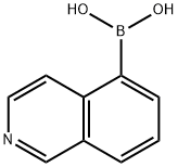 Isoquinoline-5-boronic acid 구조식 이미지