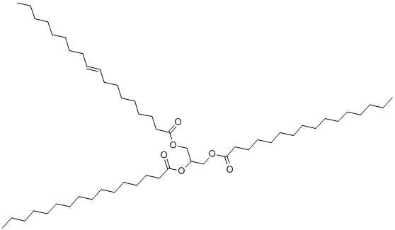 1,2-DIPALMITOYL-3-OLEOYL-RAC-글리세롤 구조식 이미지